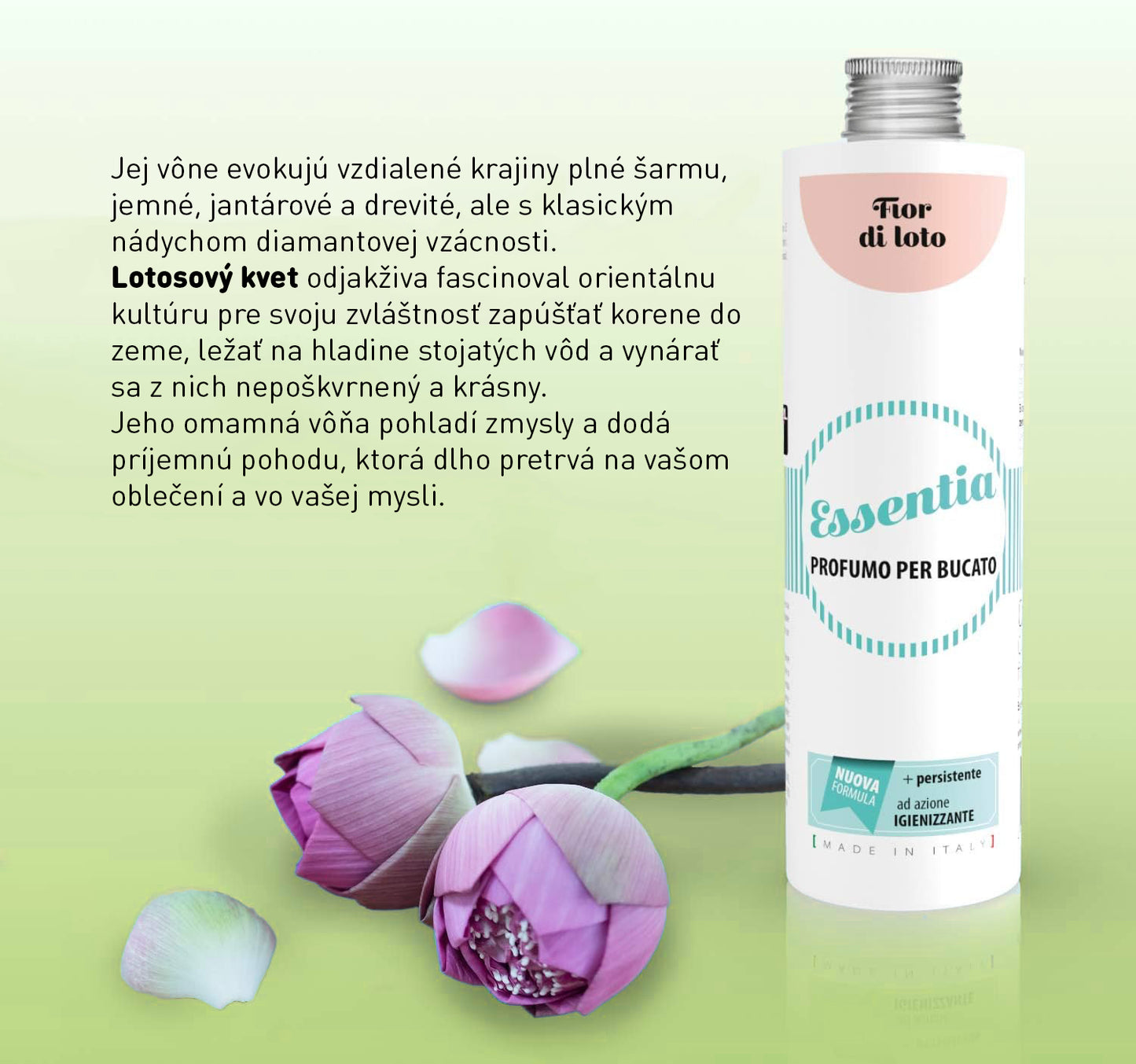 Parfum na pranie Essentia Nature Lotosový kvet
