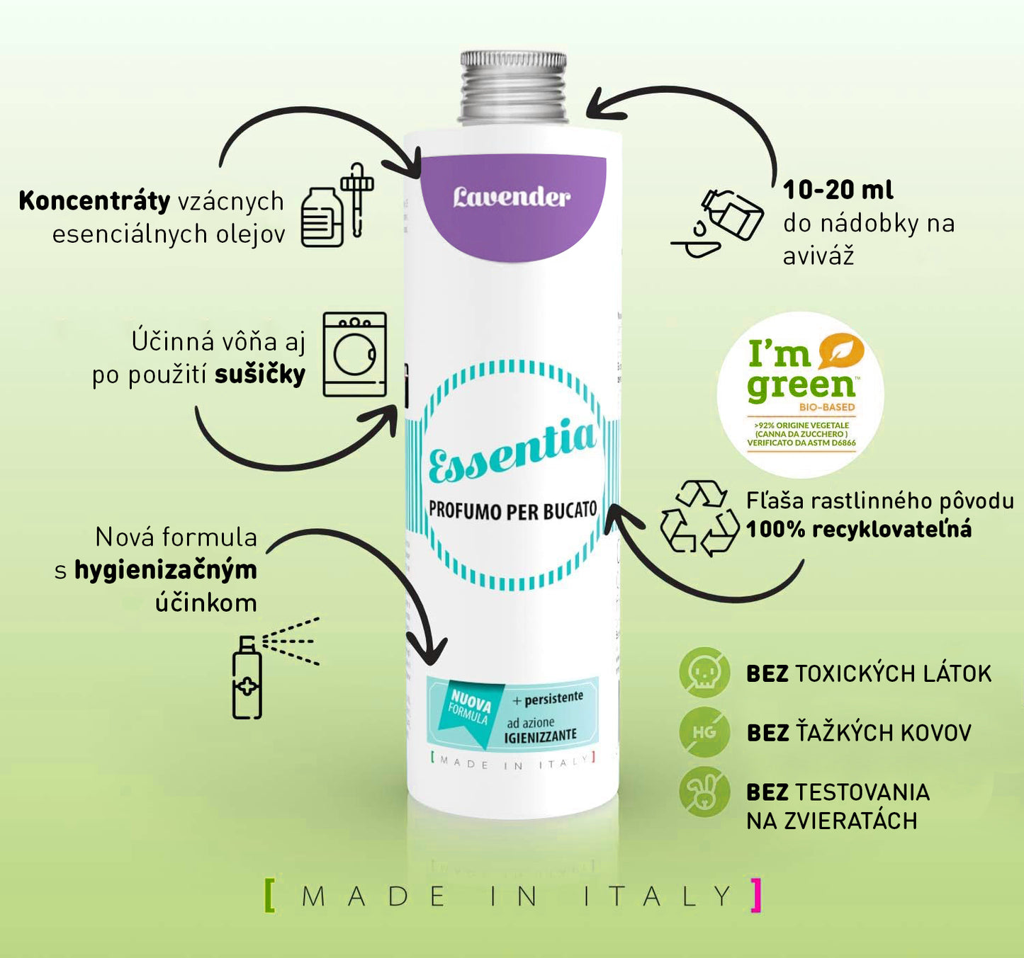 Parfum na pranie Essentia Nature Levanduľa