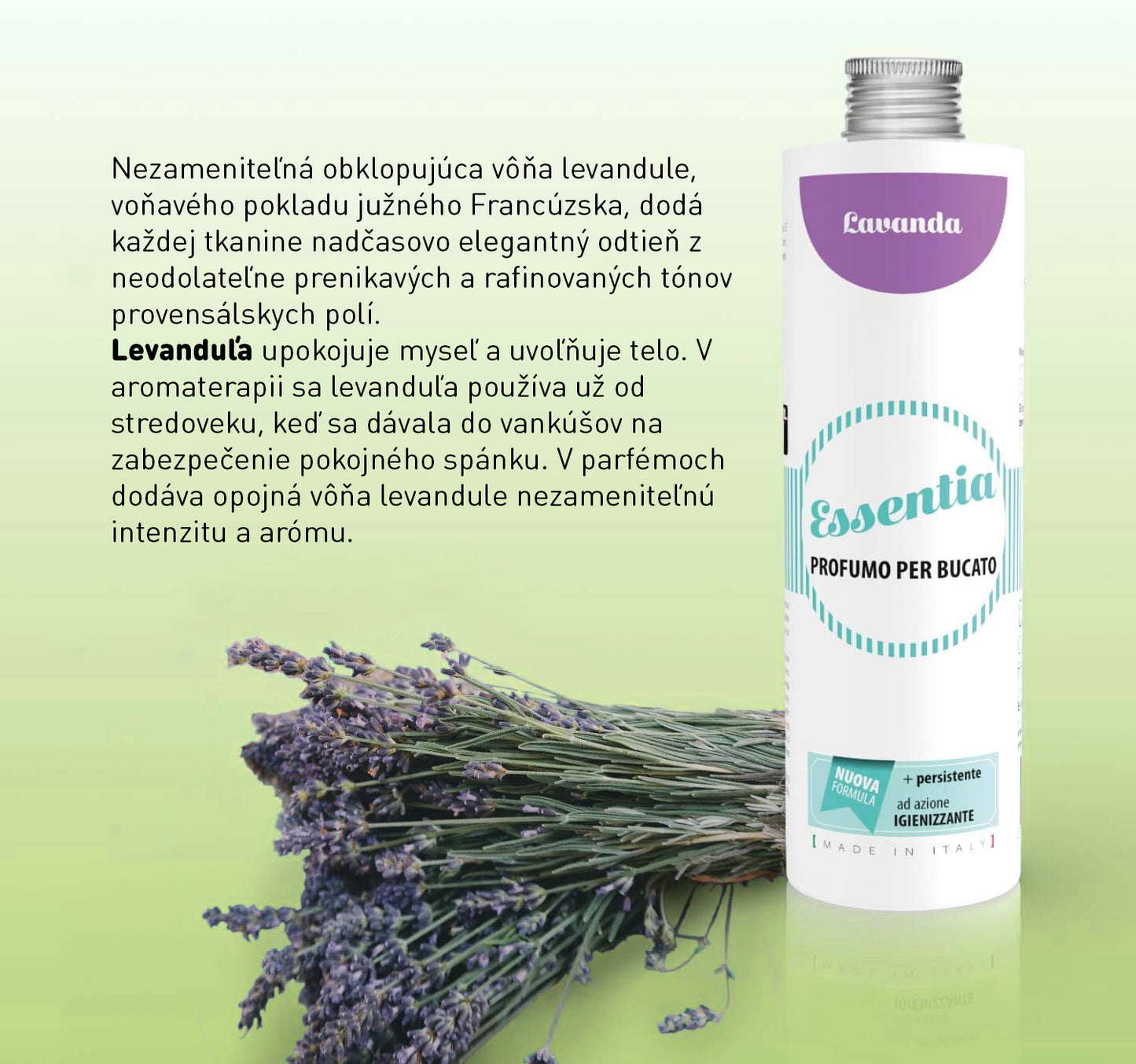 Parfum na pranie Essentia Nature Levanduľa